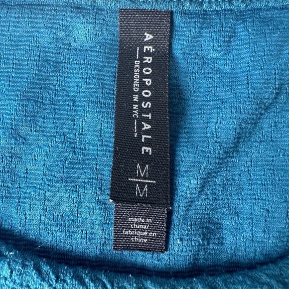 Aeropostale teal cap sleeves fit & flare dress Small - Picture 6 of 7